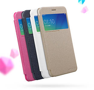 Шкіряний чохол Nillkin Sparkle для OPPO R9s (4 кольорів)