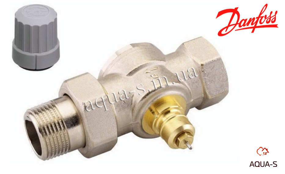 Клапан радіаторний Danfoss RA-G 15 прямий термостатичний (для однотрубних систем) 013G1675, фото 1