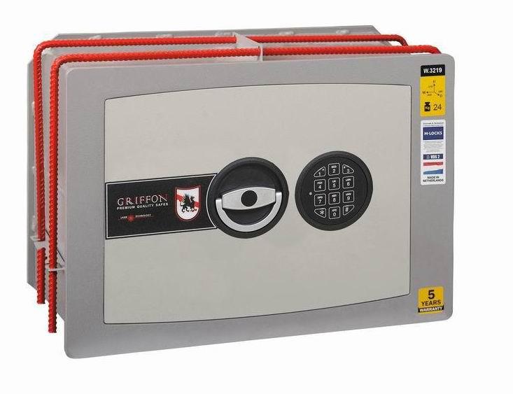 Вбудований Сейф Griffon W. 2319.E 230(в)х350(ш)х190(гл) (сейф вбудований в стіну, тайник), фото 1