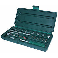 Набір торцевих головок 1/4" DR 4-13, 21 предмет S04H2721S Jonnesway