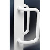 Ручка для металлопластиковой двери прямоугольной формы цвет белый