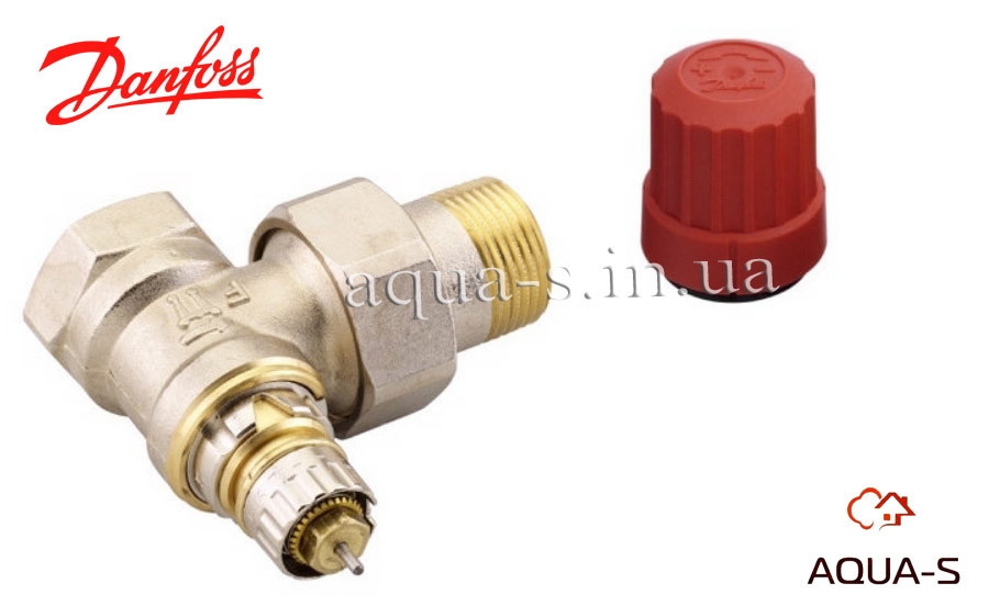 Клапан радіаторний Danfoss RA-N DN 20 кутовий термостатичний (для автономних систем) 013G0015, фото 1
