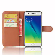 Шкіряний чохол-книжка Lichee на OPPO R9s (9 кольорів), фото 4