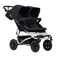 Детская прогулочная коляска для двойни Mountain Buggy Duet Black