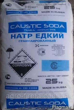 Сода каустична (25 кг)