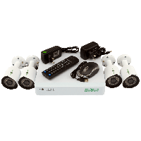 Комплект видеонаблюдения на 4 уличных камеры Green Vision GV-K-G02/04 720Р