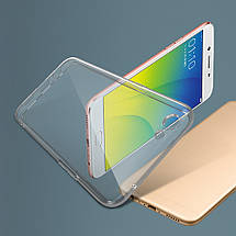 Ультратонкий 0,3 мм чохол для OPPO R9s прозорий, фото 4