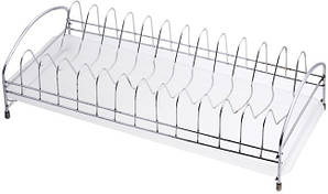 Сушарка для посуду з піддоном 39х18 см. колір піддону в асортименті