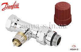 Клапан радіаторний Danfoss RA-NCX (ХРОМ) DN 15 прямий термостатичний 013G4238