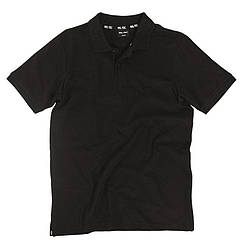 Футболка Поло чорна POLOSHIRT PIKEE 250GR