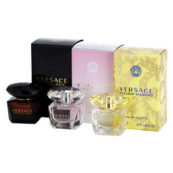 Набір Міні Парфумів Versace Bright Crystal 3 шт. по 30 мл