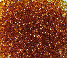 Бісер 10090 (Прозорий.  коричневий)  10 грам