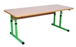 Стіл дитячий 2-місний, регульований на ростові групи №1-3