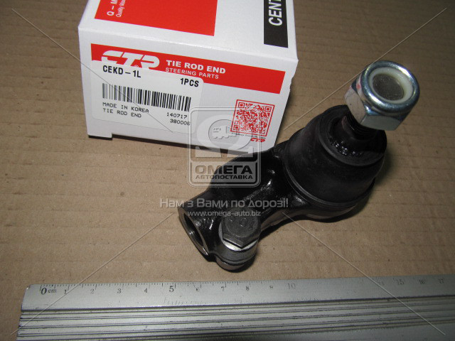 Наконечник тяги кермовий лівий Деу Ланос DAEWOO LANOS 1997- (пр.о CTR), фото 1