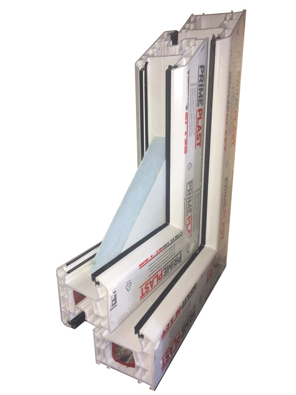 Металопластикові вікна Праймпласт, монтажна глибина 70 мм, 5 камер