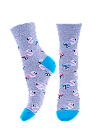 Шкарпетки жіночі демісезонні Giulia повсякденні бавовняні шкарпетки Теплі з візерунками та принтами