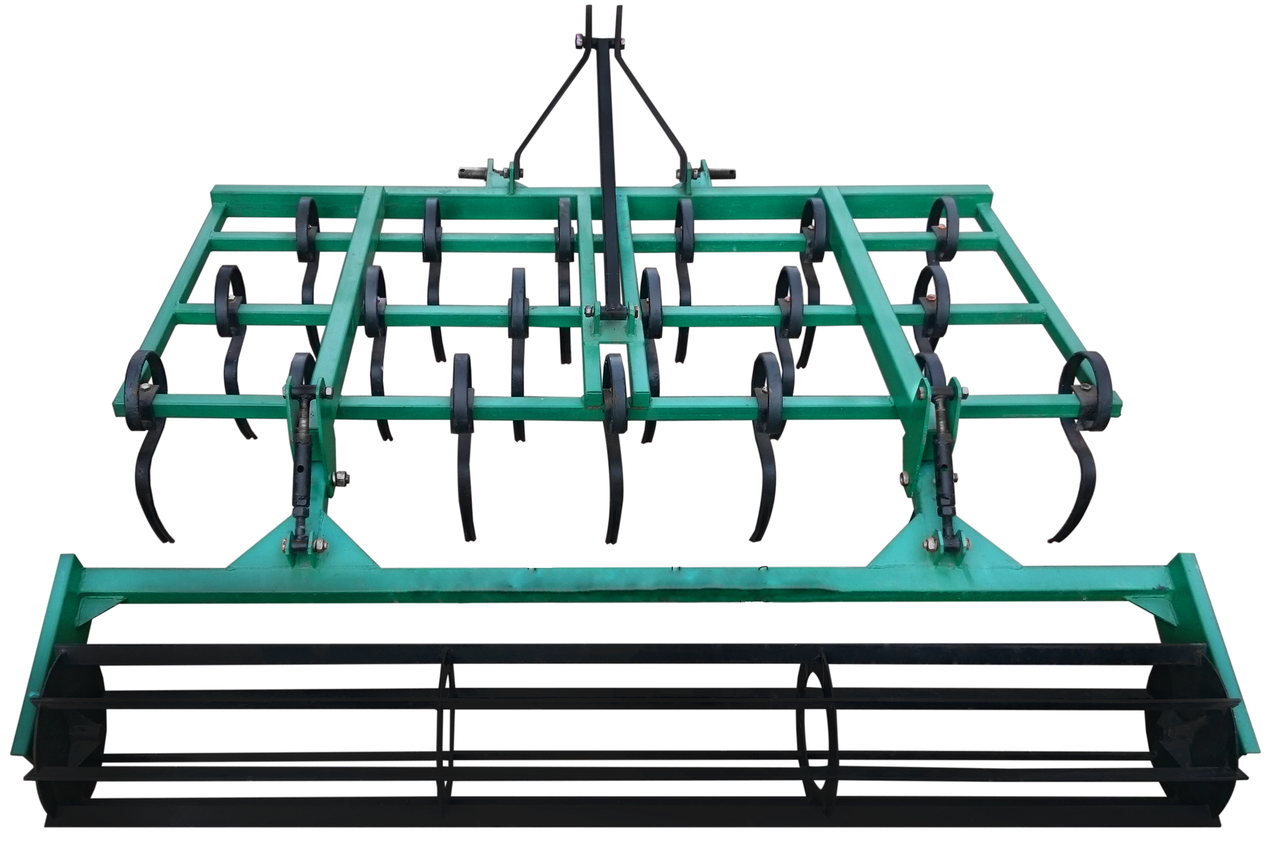 Культиватор для мінітрактора пружинний суцільний оброблення КН-1,6 П