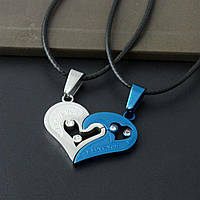 Кулон "Сердечко для закоханих, пари"