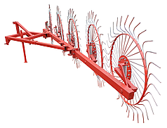 Граблі колісно-пальцеві Сонечко на 5 колеса