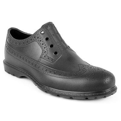 Чоловічі чорні непромокальні туфлі-оксфорди з піни, розмір 40, устілка 25,2 см