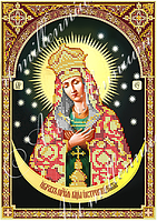 Схема для вышивки бисером "Остробрамская Пресвятая Богородица" R-0167