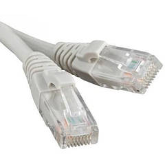 Патч-корд 15м RJ-45 CCA Atcom (4965) UTP, 5е сірий