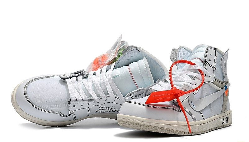 Жіночі кросівки Off-White x Air Jordan 1 White AQ0818-100 2018