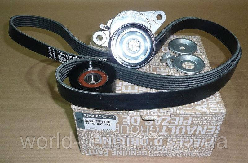 Renault (Original) 117206746R — Комплект ременя генератора на Рено Дастер, Дачіа Дастер 1.6і 8V K4M