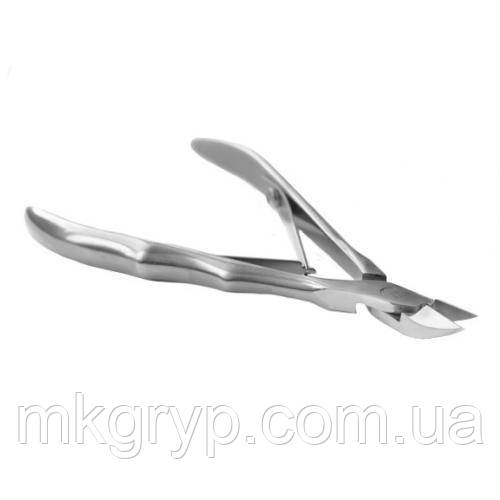 N7-10-09 (К-12) Кусачки професійні для шкіри (ріжуча частина - 9 мм) (з кембриком)