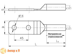 Затискач апаратний А2А-50, фото 2