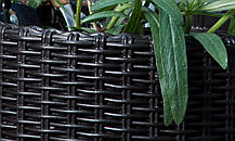 Набір горщиків для квітів Keter Cylinder Planter Set, сірий, фото 6