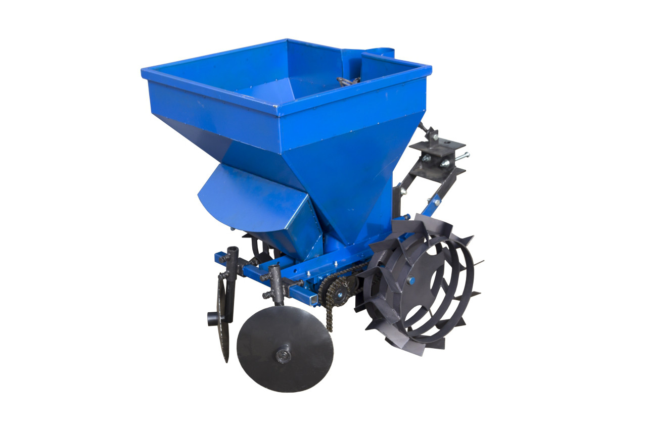 Картоплесаржалка для мототрактора, з бункером добрив, фото 1
