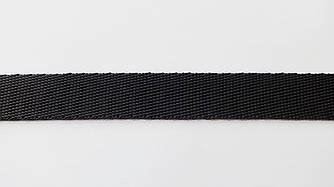 Стрічка пасова 20 мм чорна