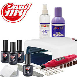 Стартовые наборы для покрытия гель-лаком и наращивания ногтей My Nail