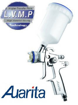 Краскопульт для фарбування авто LVMP 600мл,1,4 мм Auarita ST-3000-1.4 LM, фото 1