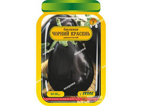 Баклажан Чорний красень 60-90 шт. інкрустоване насіння, Яскрава