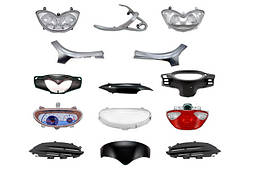 Повний комплект пластику, бічні обтічники