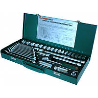 Набір торцевих головок 3/8" DR 6-22 мм і комбінованих ключів 7-17 мм, 36 предметів S04H3536S Jonnesway