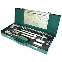 Набір торцевих головок 1/2" DR 10-32 мм, 25 предметів S04H4125S Jonnesway