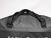 Спортивна/дорожня сумка темно-сірого кольору з регульованими лямками, фото 10