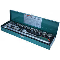 Набір торцевих головок 1/2" DR 11-32 мм, 19 предметів S04H419S Jonnesway