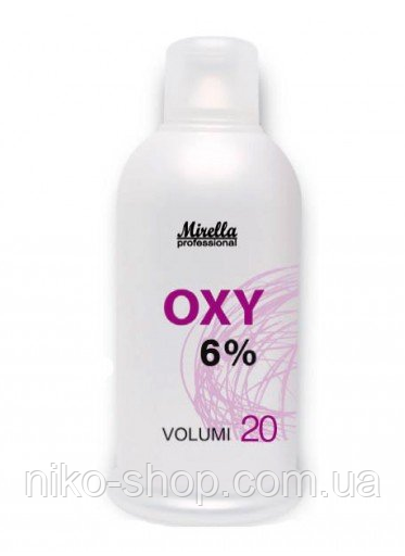 Універсальний окислювач Mirella Professional OXY 20 Vol Окислювач 6% 120мл