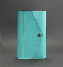 Блокнот (софт-бук) зі змінними блоками з обкладинкою із натуральної шкіри закривається на кнопку