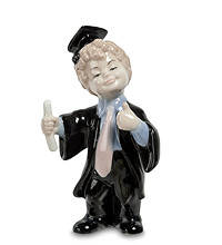 Порцелянова статуетка "Випускник" хлопчик (Pavone) JP-53/1