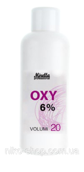 Універсальний окислювач Mirella Professional OXY 20 Vol Окислювач 6% 1000 мл