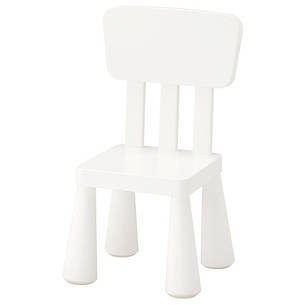 МАММУТ Дитячий стілець, д/будинку/вулиці, білий, 40365371, IKEA, ІКЕА, MAMMUT, фото 2