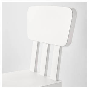 МАММУТ Дитячий стілець, д/будинку/вулиці, білий, 40365371, IKEA, ІКЕА, MAMMUT, фото 2