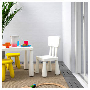 МАММУТ Дитячий стілець, д/будинку/вулиці, білий, 40365371, IKEA, ІКЕА, MAMMUT, фото 2