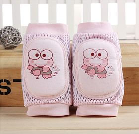 Наколінники дитячі з м'якою вставкою "Жабка" Рожевий