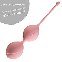 Вагінальні кульки зі зміщеним центром ваги Alive U-Tone Balls Pink